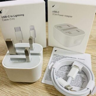 For 20W USB C Power Adapter FOR iphone 14/13/12/11/X with type c to lightg cable Three pin
