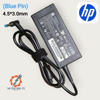 HP Blue pin 65W Laptop Charger Adapter for Elitebook/ Probook/ Chromebook/ Zbook (Pin: 4.5mm × 3.0mm)