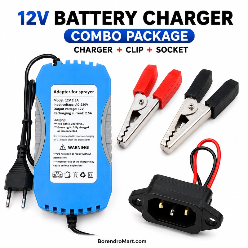 12V Battery Charger / 12V Dry Cell Battery Charger / 12V 4Ah-30Ah / 12V Battery Charger For Battery & Ac To Dc Adapter - Dc Pump