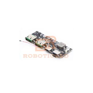QC4.0 PD3.0 22.5W 5-Port Power Bank Module | 5A Fast Charging | Micro USB & Type-C Input | 18650 Lithium Battery Charger Circuit Board