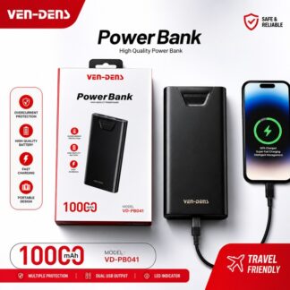Power Bank 10000mAh Fast Charging Portable Charger with Dual USB Output, Type-C Input, Smart Safety Protection, LED Battery Indicator, Compact Lightweight Design for Android, iPhon