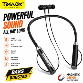 TIMACKĀ® Wireless Bluetooth Earphones Neckband Headphones Gaming Stereo Sports Headset Halter Waterproof Magnetic Earbud with LED Display