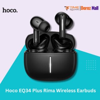 Hoco EQ34 Plus True Wireless ANC+ENC Noise Reduction App Control Bluetooth Earphone(Black)