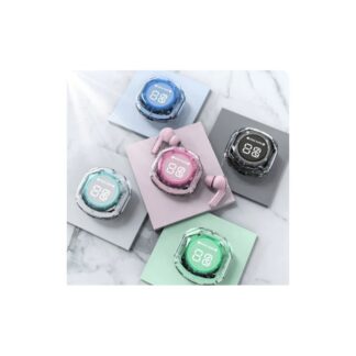 Ultrapods Pro True Wireless Earbuds with Display Transparent Design, Bluetooth 5.3 Water Proof.