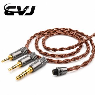CVJ VS400 OFC Upgrade Audio Cable 400 Core Earphones Metal HIFI Wire 2.5/3.5/4.4mm/Type C/Lightning Plug 2Pin S For Earbuds