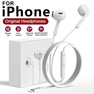 Original In-Ear Wired Earphones For  iPad iPhone 17 11 12 13 14 15 16 Pro Max TypeC Headphones Laptops Tablet 3.5mm Earbuds
