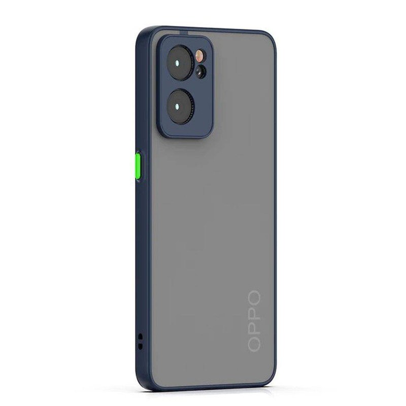 Realme 9i Matte Translucent Hard Camera Protection with Button Bumper Shockproof Frosted Back Matte Back Cases/Cover