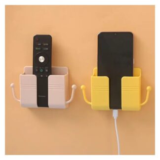 Multi-function Wall Mounted Organizer Holder, Storage Box, Remote Control, Mobile Phone Plug