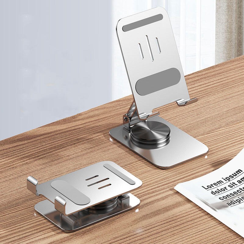 360° Rotating Foldable Aluminum Mobile Stand Portable Adjustable and Ergonomic Holder