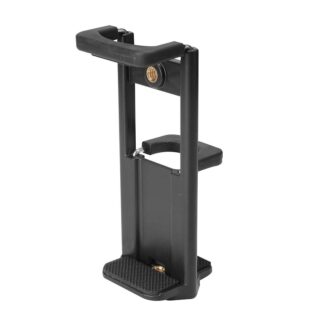 Smartphone & Tablet Holder | Mobile Mount Holder & All Types of Tripods (Width for Smart-Phone 58-90mm | Width for Ipad 110-165mm, Black)