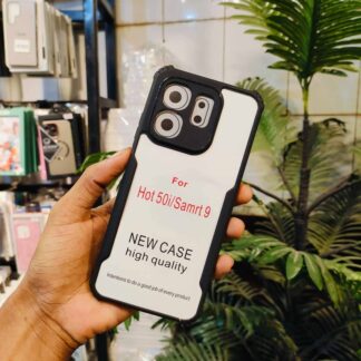 For Infinix Smart 9 / Infinix Hot 50i Edge-Reinforced Shockproof Cushion Back Clear Hybrid Transparent Hard Cover Casing-Banglar Gadget