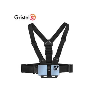 Gristel Chest Action Camera Mount Strap for Mobile Smartphone and Action Camera - Effortlessly Capture Your Vlogs and Adventures Chest Mount
